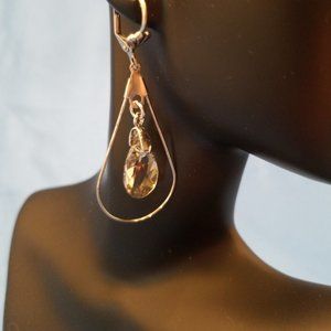 Brand new silver dangly earrings just $10!